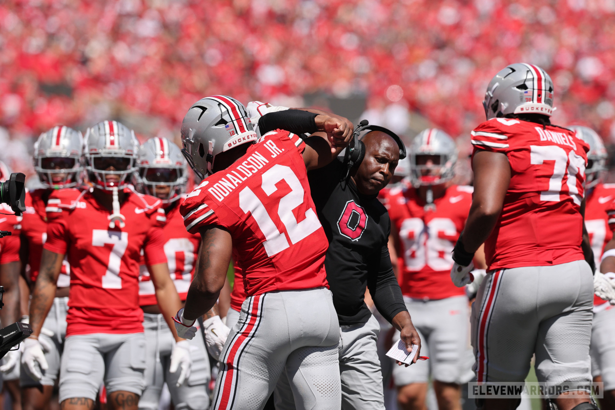 CJ Donaldson celebrates with Carlos Locklyn CJ Donaldson celebrates with Carlos Locklyn