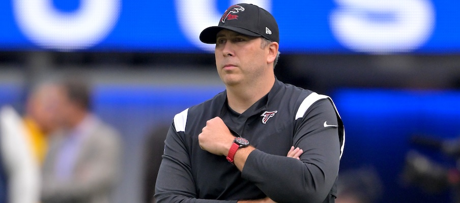 Arthur Smith with the Falcons