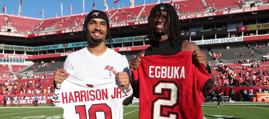 Emeka Egbuka and Marvin Harrison Jr.