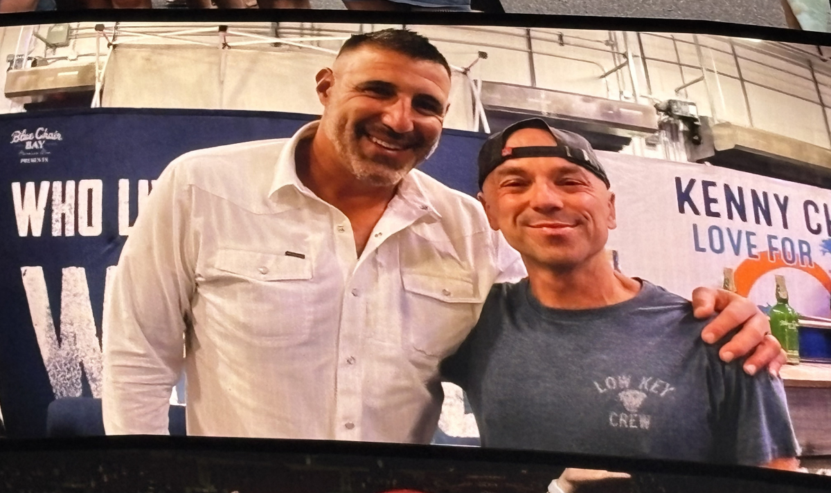 Mike Vrabel and Kenny Chesney Mike Vrabel and Kenny Chesney