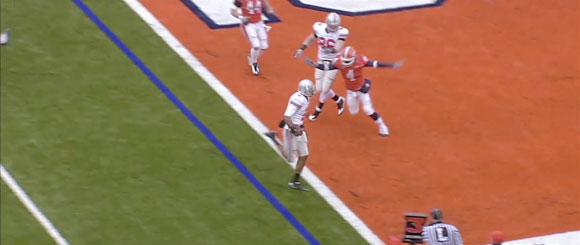 Hardeman finally frees himself, but has no chance.