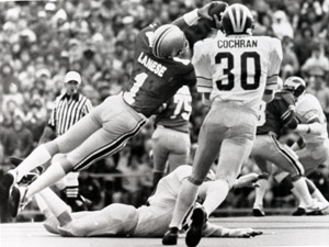 Leaping tall buildings and Michigan linebackers Leaping tall buildings and Michigan linebackers