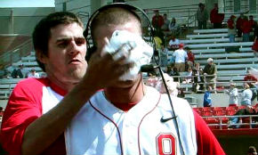 The sign of awesomeness Pie in the face
