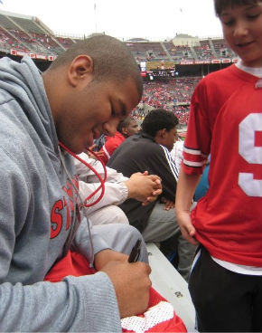 Signing autographs already McReynolds can get used to this if he chooses OSU