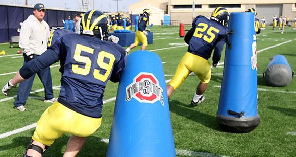 Michigan tackling dummies have meaning