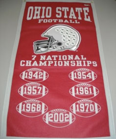 Ohio State National Championships Banner