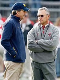 Pete Carroll and Glen Mason at Ohio State