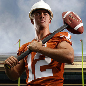 Colt McCoy is a closet Boilermaker