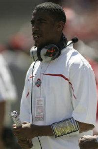 Conley coaching Spring game