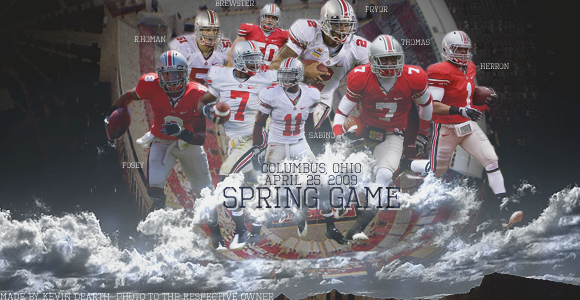 Youth will be on display at the 2009 Ohio State spring game