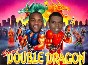 Beanie Wells and Terrelle Pryor are Double Dragon