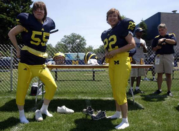 The fine ladies of the 2008 Michigan football team