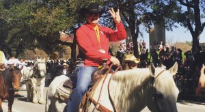 Tom Herman serves as Grand Marshall of Houston Livestock Show and Rodeo