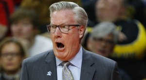 Fran McCaffery is suspended for the next two games.