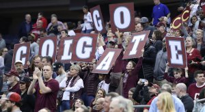 Colgate fans at the NCAA Tournament in Columbus