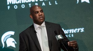 Michigan State head coach Mel Tucker