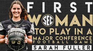 Sarah Fuller made history on Saturday. 