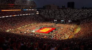 Nebraska volleyball crowd