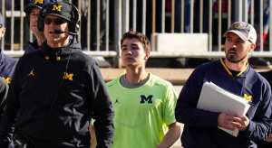 Jim Harbaugh and Connor Stalions