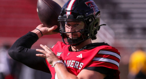 Brendan Sorsby at Texas Tech’s spring game