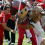 Rufus tackling Brutus before Ohio State’s 2010 game vs. Ohio