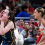 Former Iowa Hawkeyes guard Caitlin Clark (left) and former Ohio State Buckeyes guard Jacy Sheldon (right)