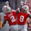 Ohio State Buckeyes safety Caleb Downs (2) and linebacker Arvell Reese (8) celebrate in the second half at Ohio Stadium on Saturday, Aug. 30, 2025 in Columbus, Ohio.