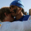 UCLA Bruins quarterback Nico Iamaleava (9,right) hugs new offensive coordinator Jerry Neuheisel after defeating the Penn State Nittany Lions 42-37 at Rose Bowl