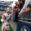  Indiana Hoosiers linebacker Isaiah Jones (46) celebrates with the fans following the game against the Penn State Nittany Lions at Beaver Stadium.