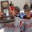 Ohio State women’s hockey with its regional championship trophy