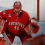 Montreal Canadiens goalie Jakub Dobeš in the pipes at Ohio State in 2023
