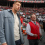 Rob Gronkowski and Jeff Svoboda recreating their iconic photo before the 2025 Ohio State/Texas game at Ohio Stadium
