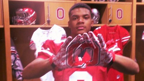 Damon Webb will forming Os and not Ms with his gloves in college.