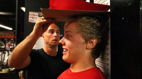 Ryan Dzingel at Ottawa's development camp in 2012.