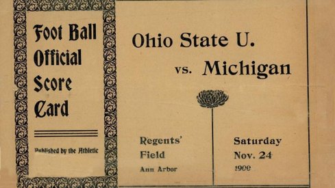 Ohio State U. vs. Michigan, 1900 via The Ohio State Archives