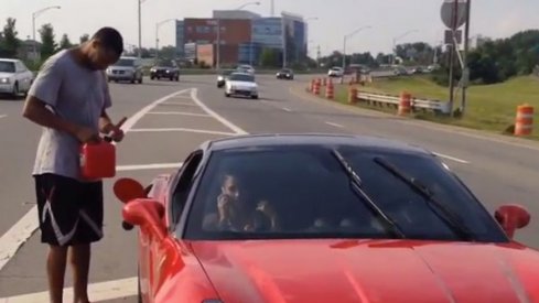 Evan Turner ran out of gas in his Ferrari Monday.