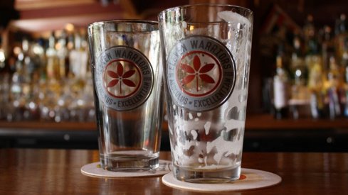 Eleven Warriors pint glasses for the winner.