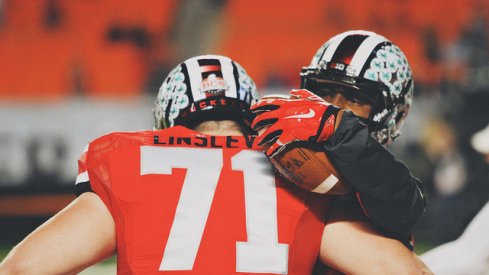 Corey Linsley and Braxton Miller
