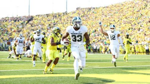 Sparty's lead was the highlight of the Big Ten's day.
