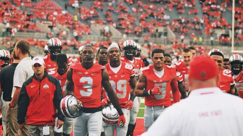 Michael Thomas had a big game, but the rest of Ohio State's wide receivers looked average.