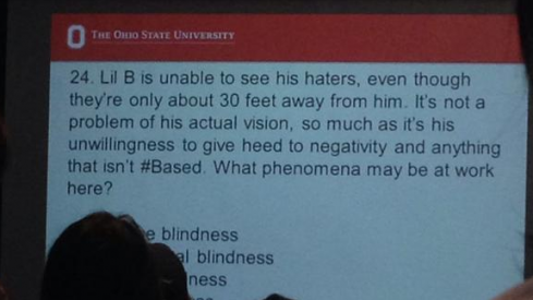 Lil B of the Pack is present in this OSU psychology class