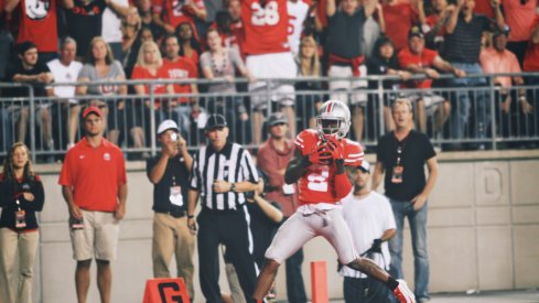 Dontre Wilson's first TD catch of 2014 shifted momentum back to the Buckeyes