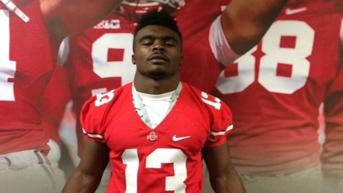 Elijah Holyfield on his first Buckeye visit