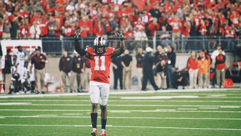 Vonn Bell powers up against Virginia Tech