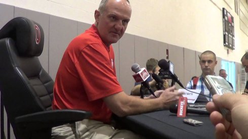 Thad Matta spoke with reporters at Ohio State's media day on Thursday.