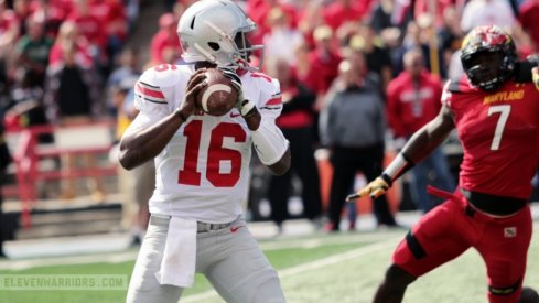J.T. Barrett has thrown for 14 TDs against just one pick in his last three games.