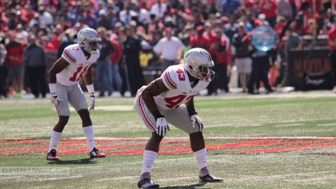 Darron Lee capped off a big day with his first career interception