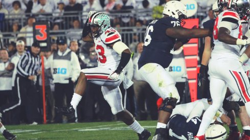 Darron Lee after a sack.