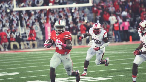 Curtis Samuel rolls out vs. Rutgers