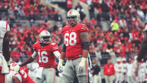 Taylor Decker and J.T. Barrett squad up vs. Rutgers